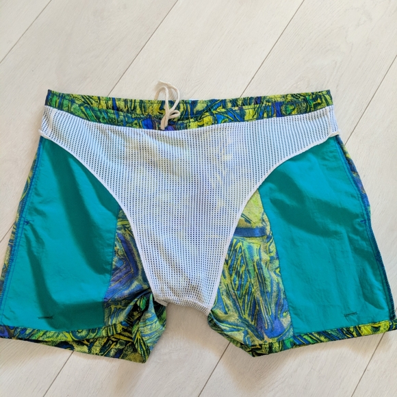 Vintage Sun Blocks Swim Trunks - Picture 7 of 11